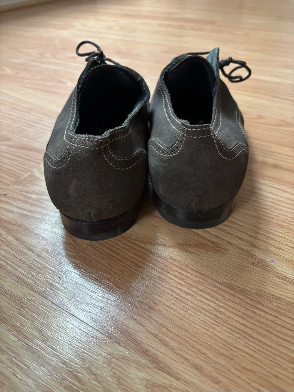bottega veneta Italian suede dress shoes size 41